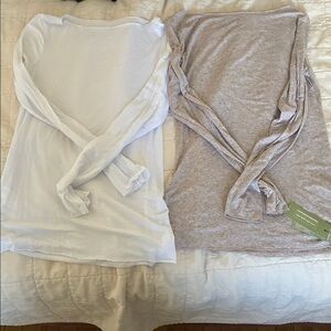 Bundle of 2 NWT Intimissimi Ultralight with Cashmere long sleeve tops